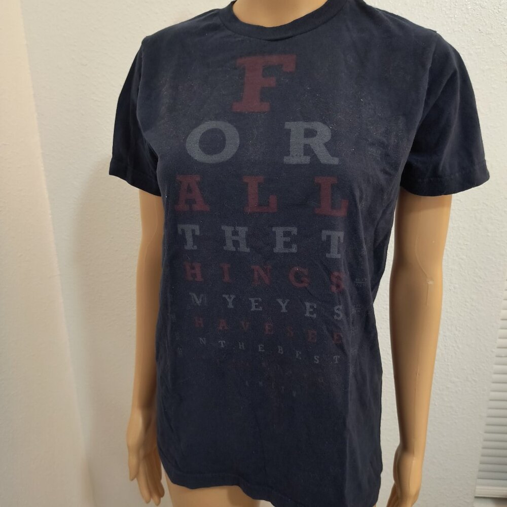 "Eye Chart" Tee Andrew McMahon